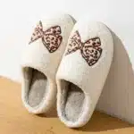 Pantoufle Noeud Léopard 6