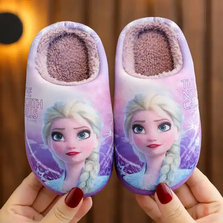 Chausson La Reine Des Neiges Violet 1