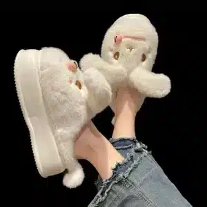 Chaussons Lapin Semelle Epaisse 1