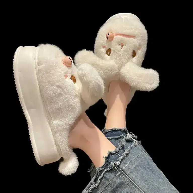 Chaussons Lapin Semelle Epaisse 1