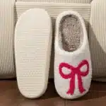 Pantoufle Noeud Rose 3