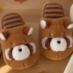 Pantoufle Panda Roux 5