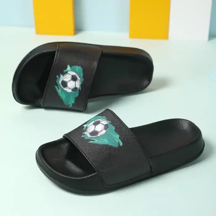 Pantoufle Ete Ballon De Foot Enfant 3