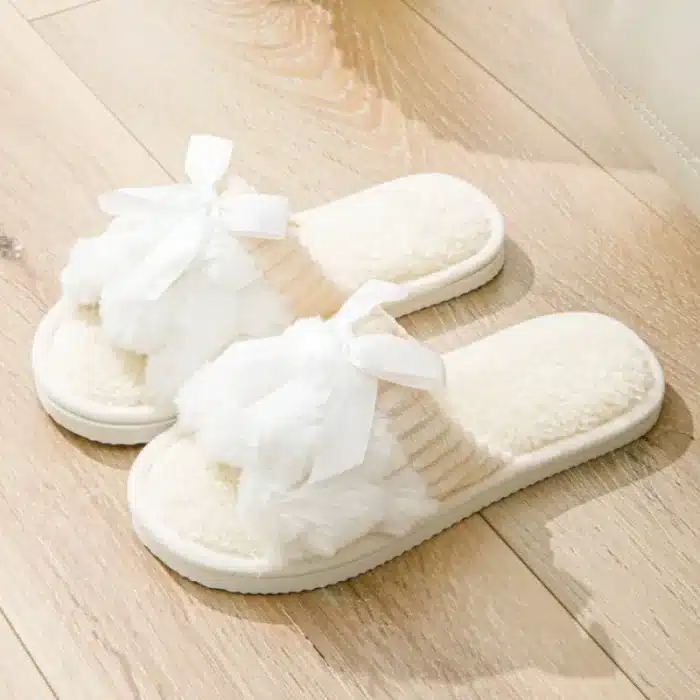 Pantoufles Mules Avec Noeud 1