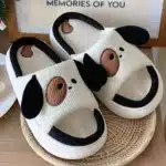Pantoufle Chien En Lin 4