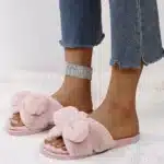 Pantoufle Ouverte Gros Noeud 4