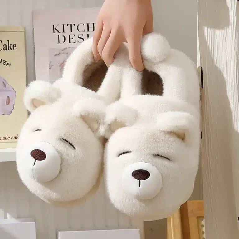 Pantoufle Fermée Ours Femme 1