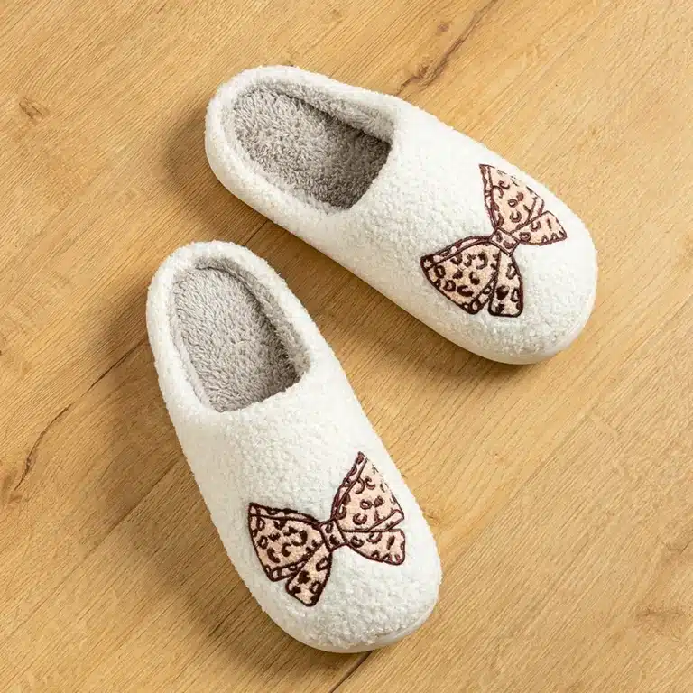 Pantoufle Noeud Léopard 2