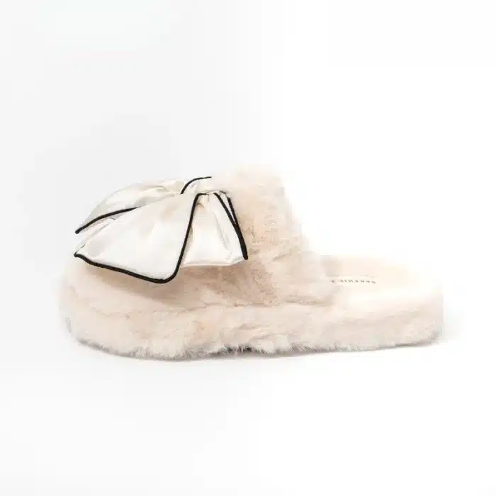 Pantoufles Noeud Satiné 5