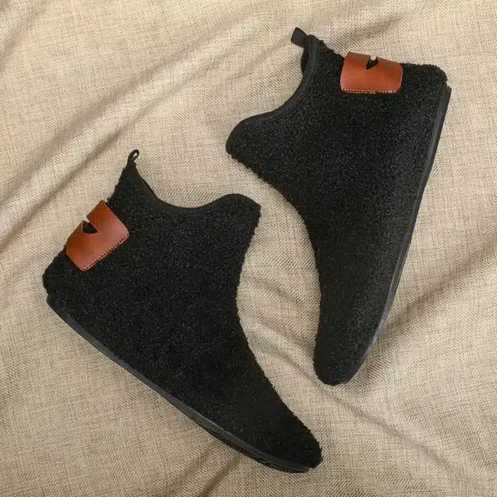 Pantoufle Bottine Noire Homme 1