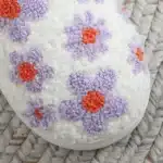 Pantoufles Fleurs Violettes 6