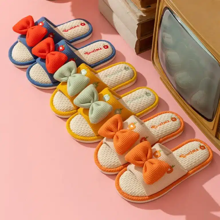 Chausson Lin Noeud Femme 3