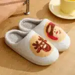 Chaussons Renne Et Bonhomme De Neige 2