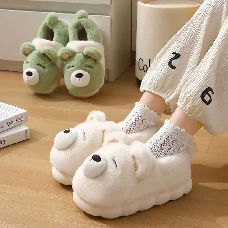 Pantoufle Fermée Ours Femme 2