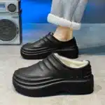 Chausson Mule Fourré Antidérapant 4