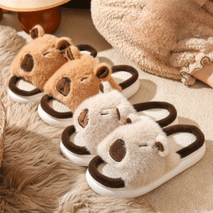 Chausson Capybara Ouvert Semelle Epaisse