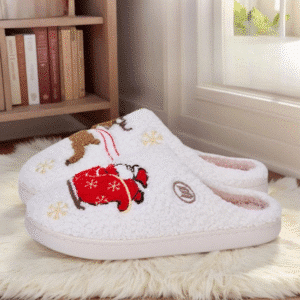 Chaussons Père Noël Traineau