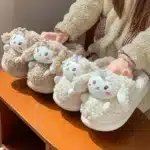 Pantoufle Mouton Peluche 3