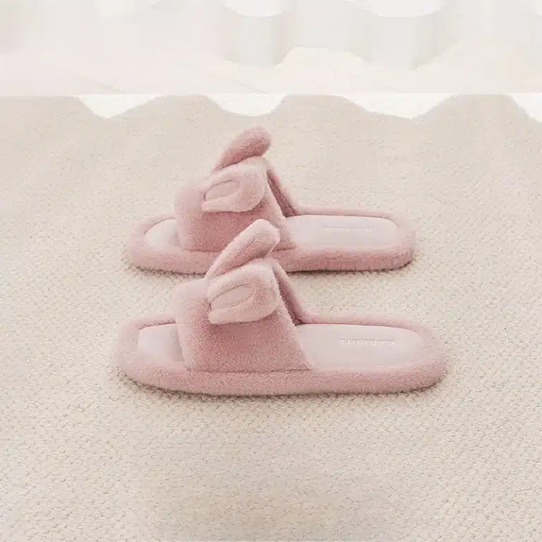 Pantoufles Oreilles De Lapin Semelle Fine 6