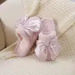 Pantoufles Noeud Satiné 1