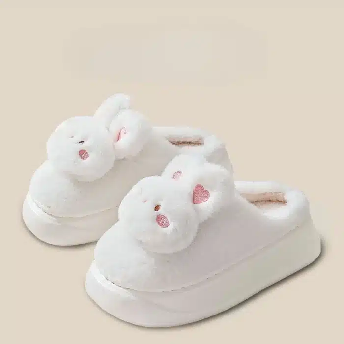 Pantoufles Tête De Lapin Semelle Epaisse 4
