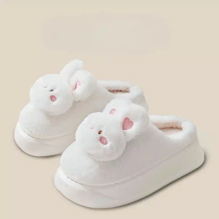 Pantoufles Tête De Lapin Semelle Epaisse 4