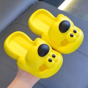Pantoufle Ete Chien Jaune