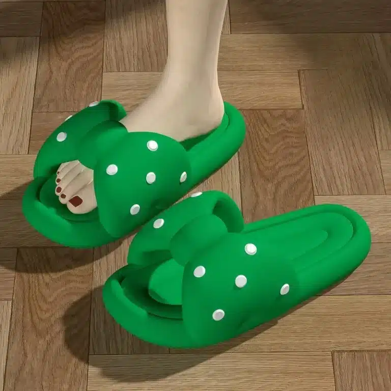 Claquettes Gros Noeud À Pois 1