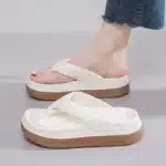 Tongs Plateformes Compensées Colorées 4