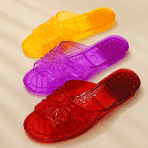 Pantoufles Claquettes Transparentes