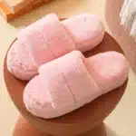 Pantoufles Ouvertes Moelleuses Femme 7