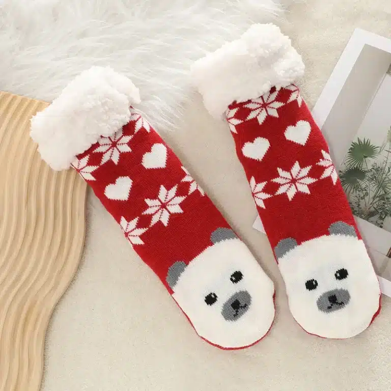 Chaussons Chaussettes Animaux Femme 5