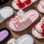 Pantoufles Mules Hello Kitty Mignonnes Avec Noeud 3