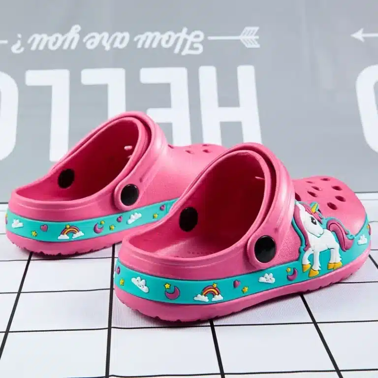 Chausson Enfant Crocs Licorne 2
