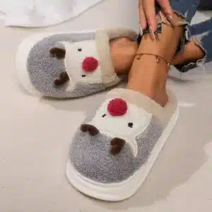 Chaussons Petits Rennes Mignons 1