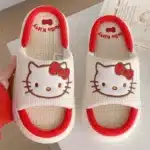 Pantoufles Hello Kitty En Lin 1