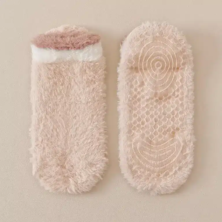Chaussons Chaussettes Courtes Molletonnées 6