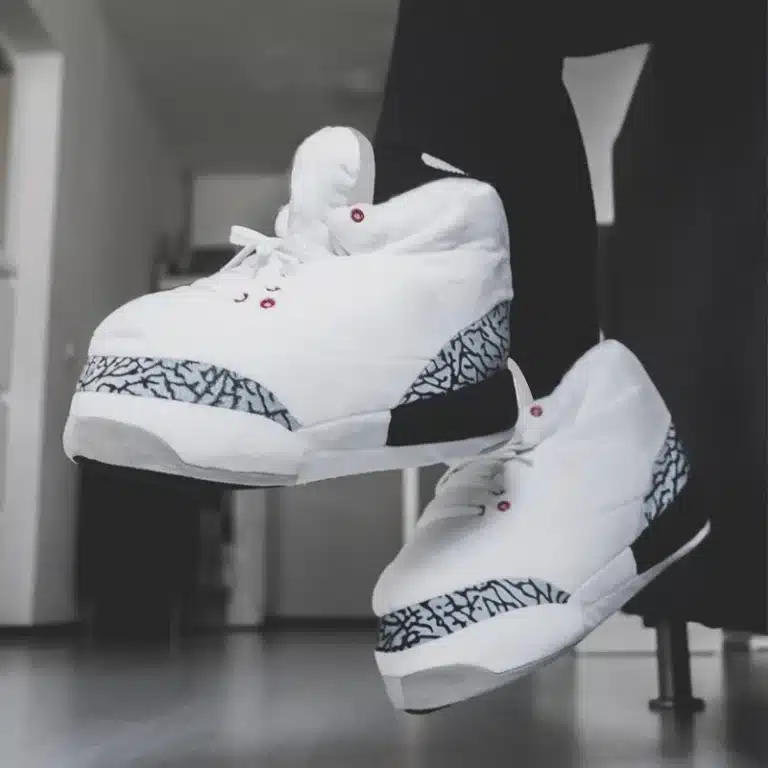 Pantoufles Baskets Blanches Élégantes 1