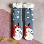 Chaussons Chaussettes Licorne Kawaii 2