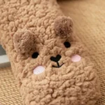 Chaussons Chaussettes Ourson Kawaii 4