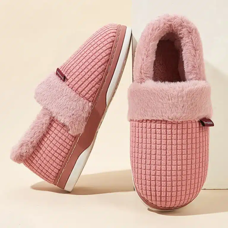 Chausson Fourré Fermé Élégant Pour Femme 3