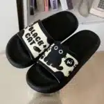 Claquettes Chat Noir Et Blanc 1