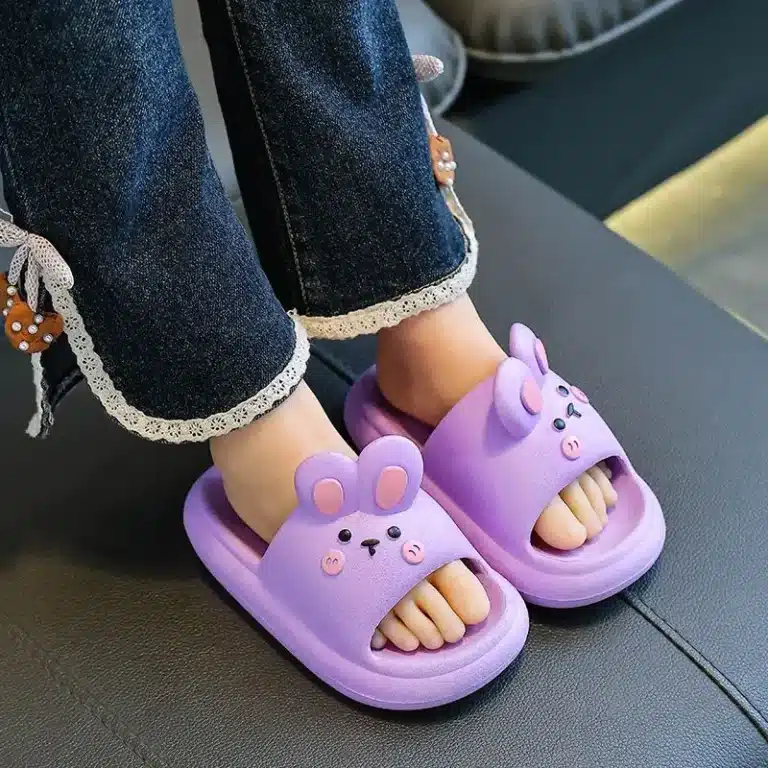Claquettes Antidérapantes Lapin Kawaii 2