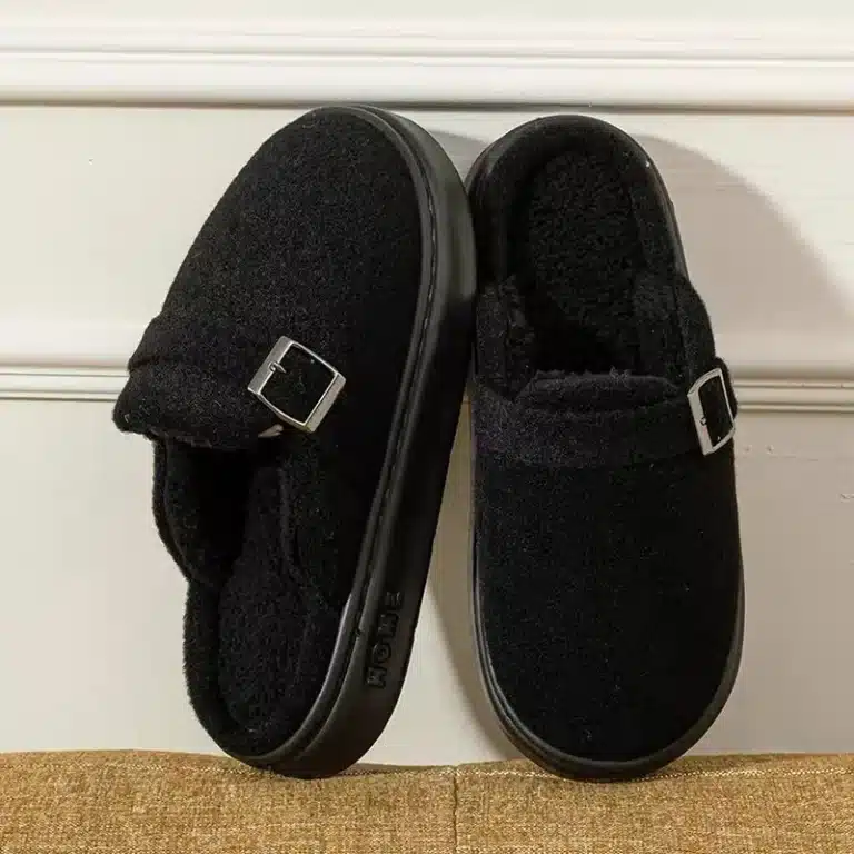 Chaussons Mules Fourrées 5