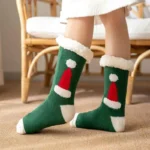 Chaussons Chaussettes Bonnet Père Noël 3