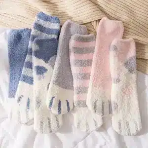 Chaussons Chaussettes Chat Kawaii 1