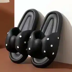 Chaussons Eté Femme Gros Noeud Papillon 2