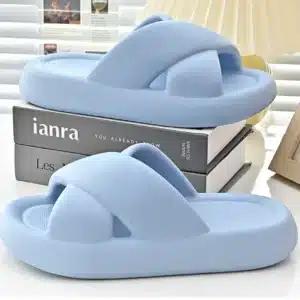Claquettes Plateformes Compensées Colorées 3