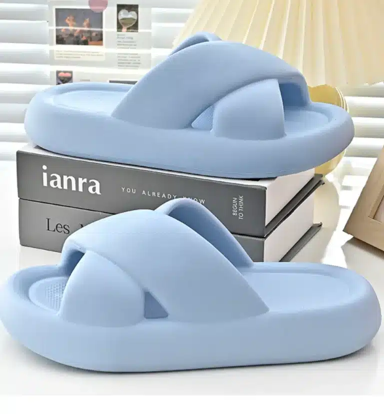 Claquettes Plateformes Compensées Colorées 3