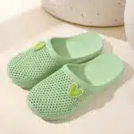 Chaussons Mules Respirantes Avec Coeur 2